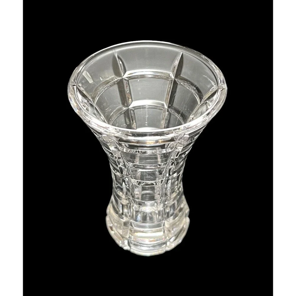 Vintage Mikasa Austria Prisma‎ 3.25” Bud Vase Windowpane Mini Vase